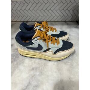 Nike Air Max 1 Premium Denim FQ8900-440 Women’s Size 10 Blue Gold Retro 2023
